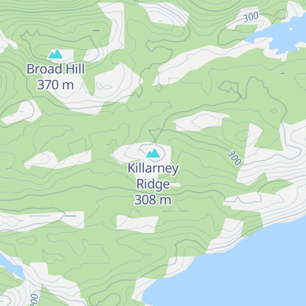 Map of Killarney Ridge