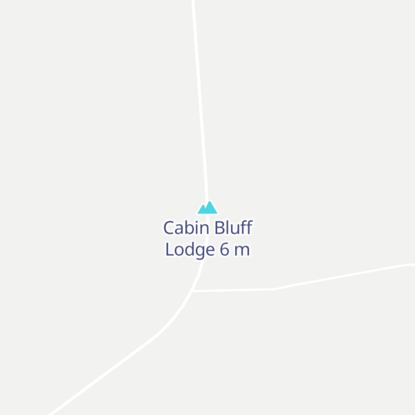 Map of Cabin Bluff Lodge
