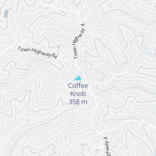 Map of Coffee Knob