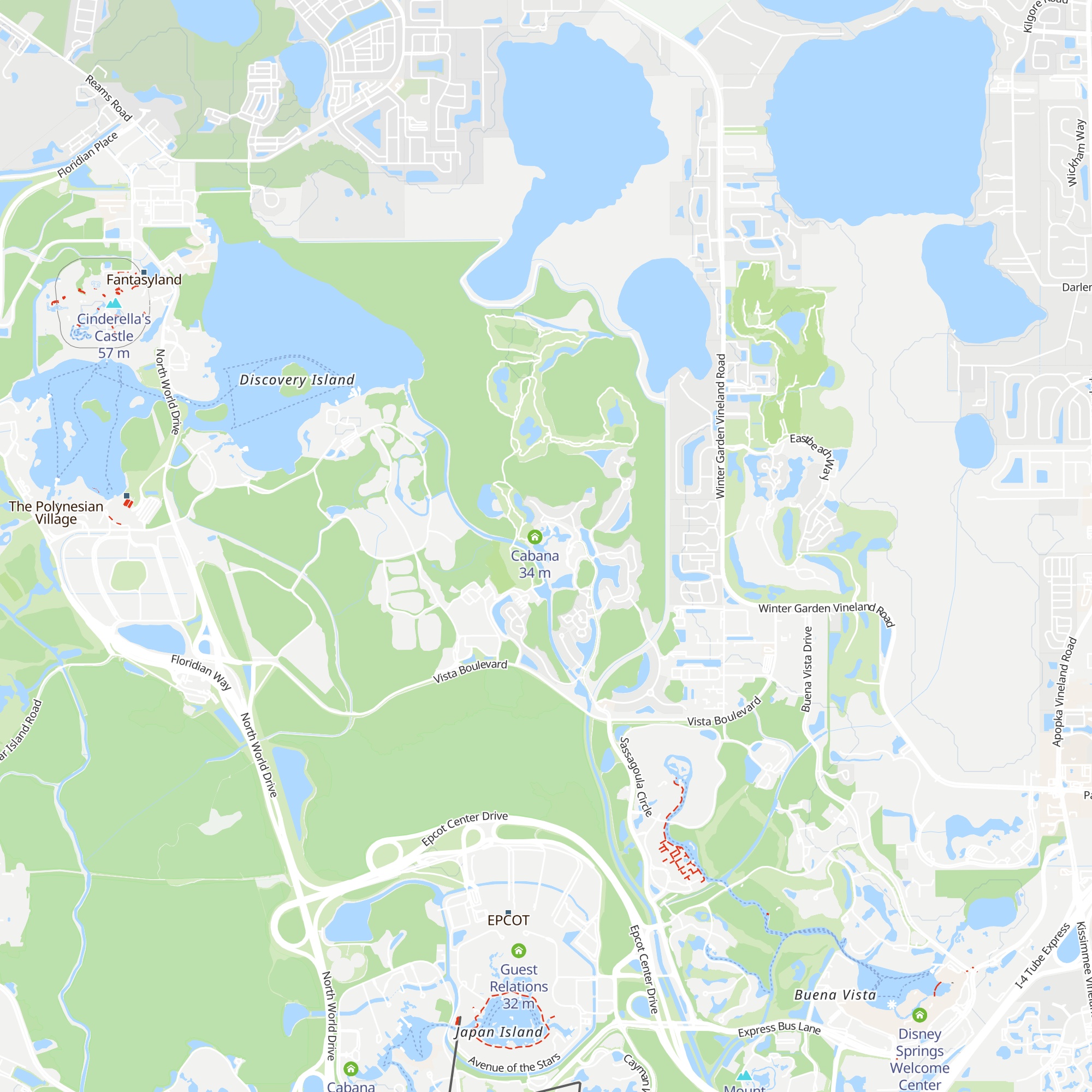 Cabana map