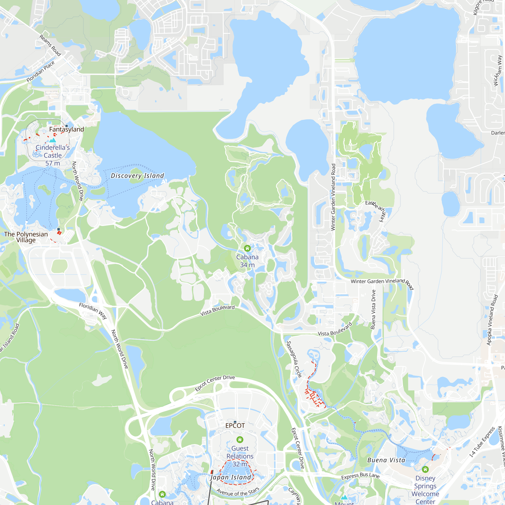Cabana map