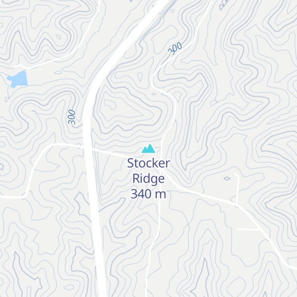 Map of Stocker Ridge