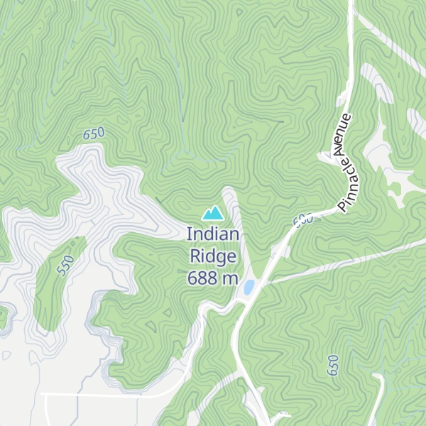 Map of Indian Ridge