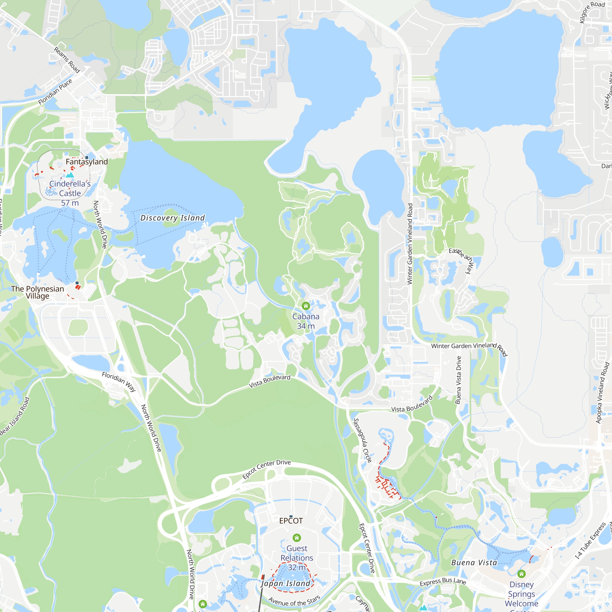 Cabana map