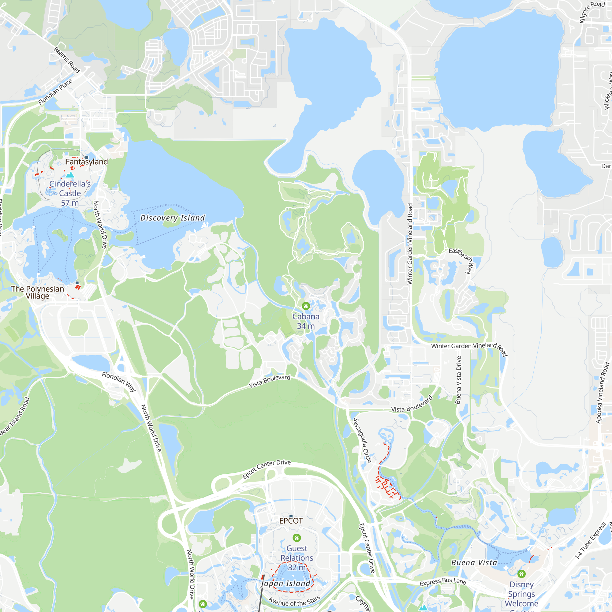Cabana map