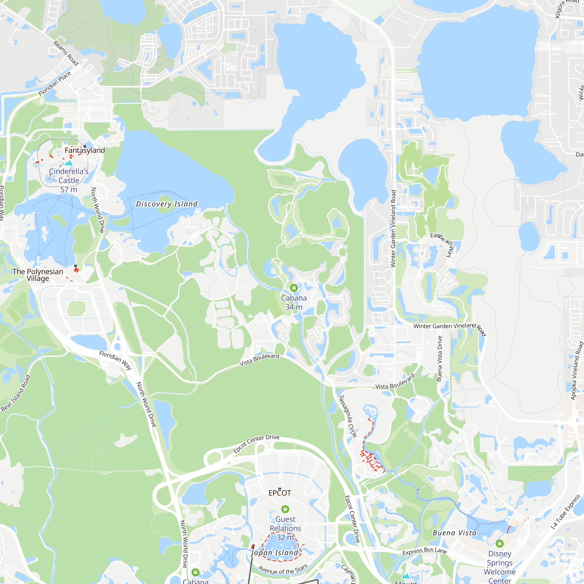 Cabana map