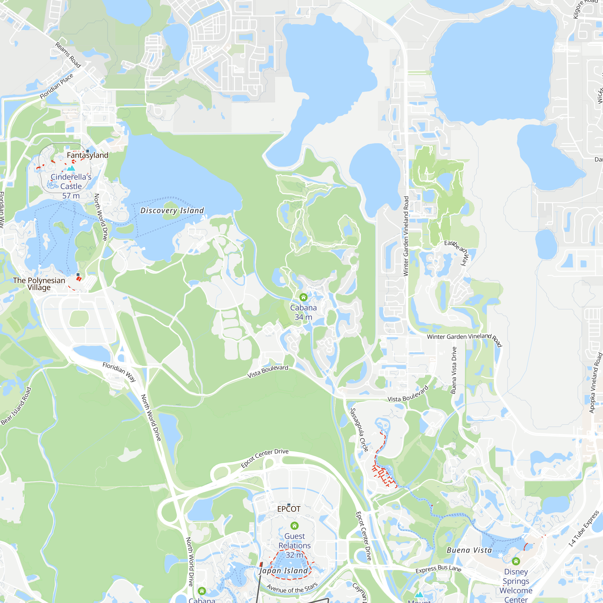 Cabana map