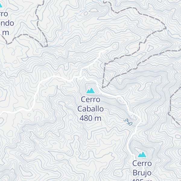 Map of Cerro Caballo