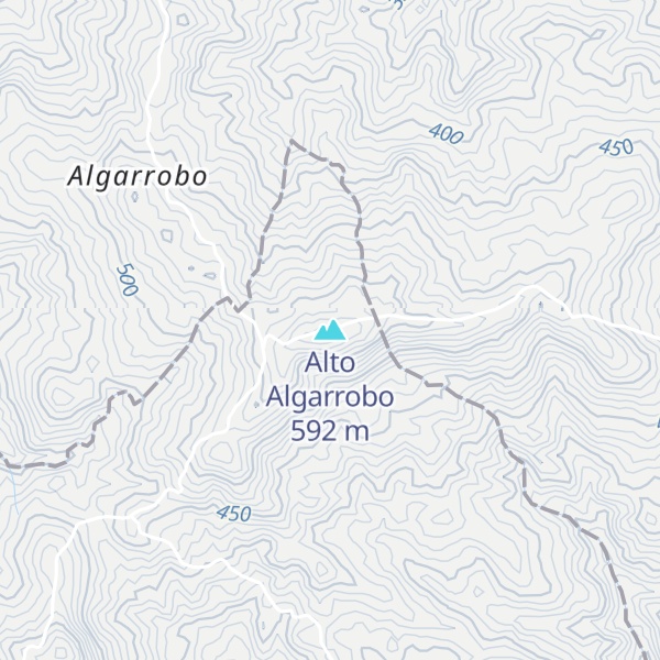 Map of Alto Algarrobo
