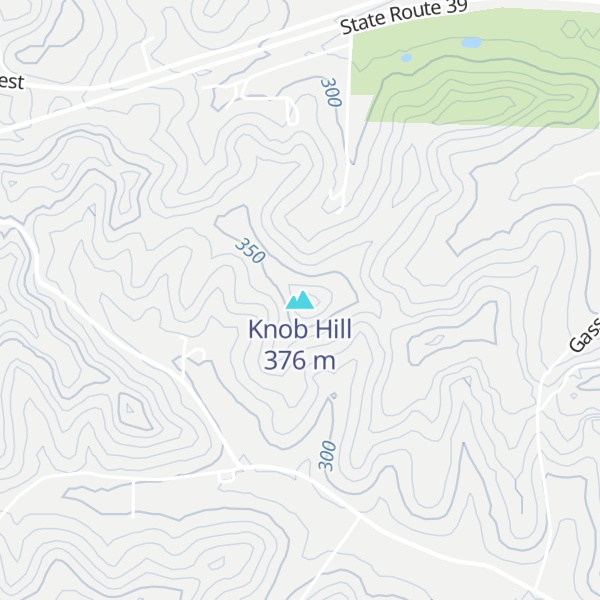 Map of Knob Hill