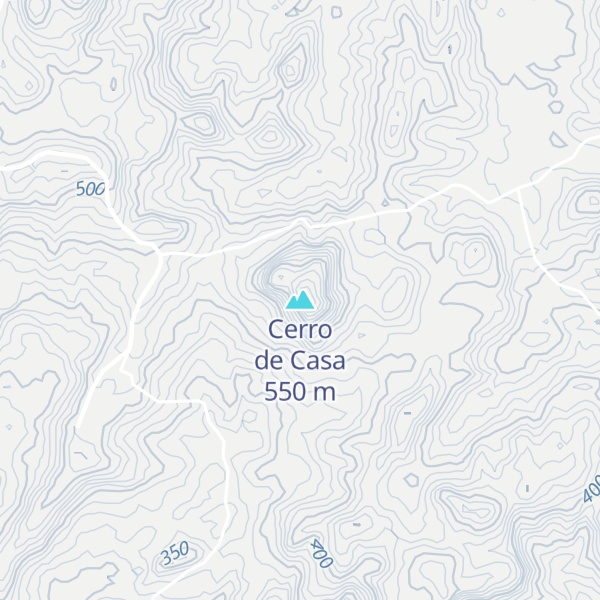 Map of Cerro de Casa