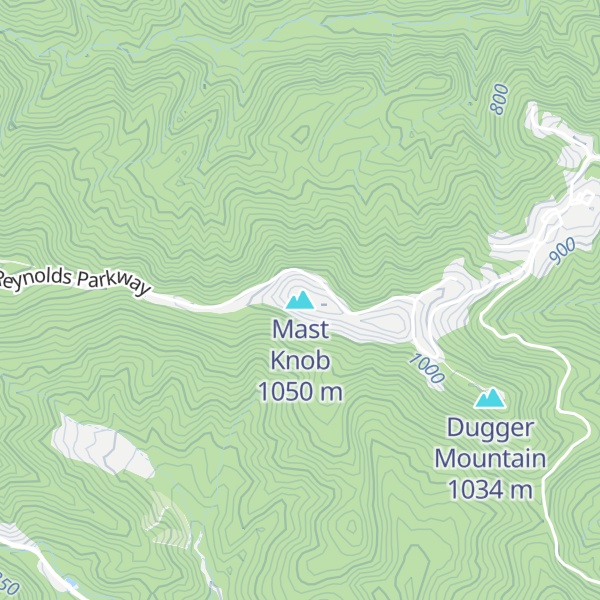 Map of Mast Knob