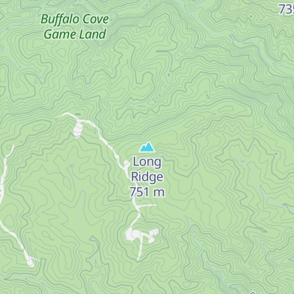 Map of Long Ridge