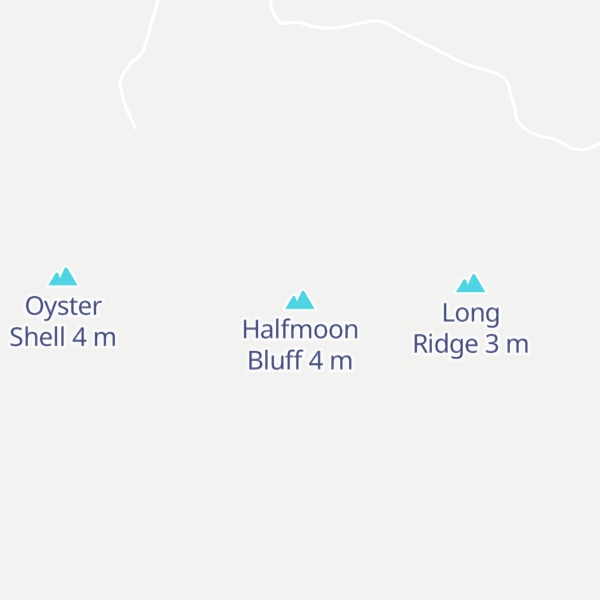 Map of Halfmoon Bluff