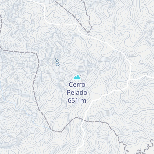 Map of Cerro Pelado