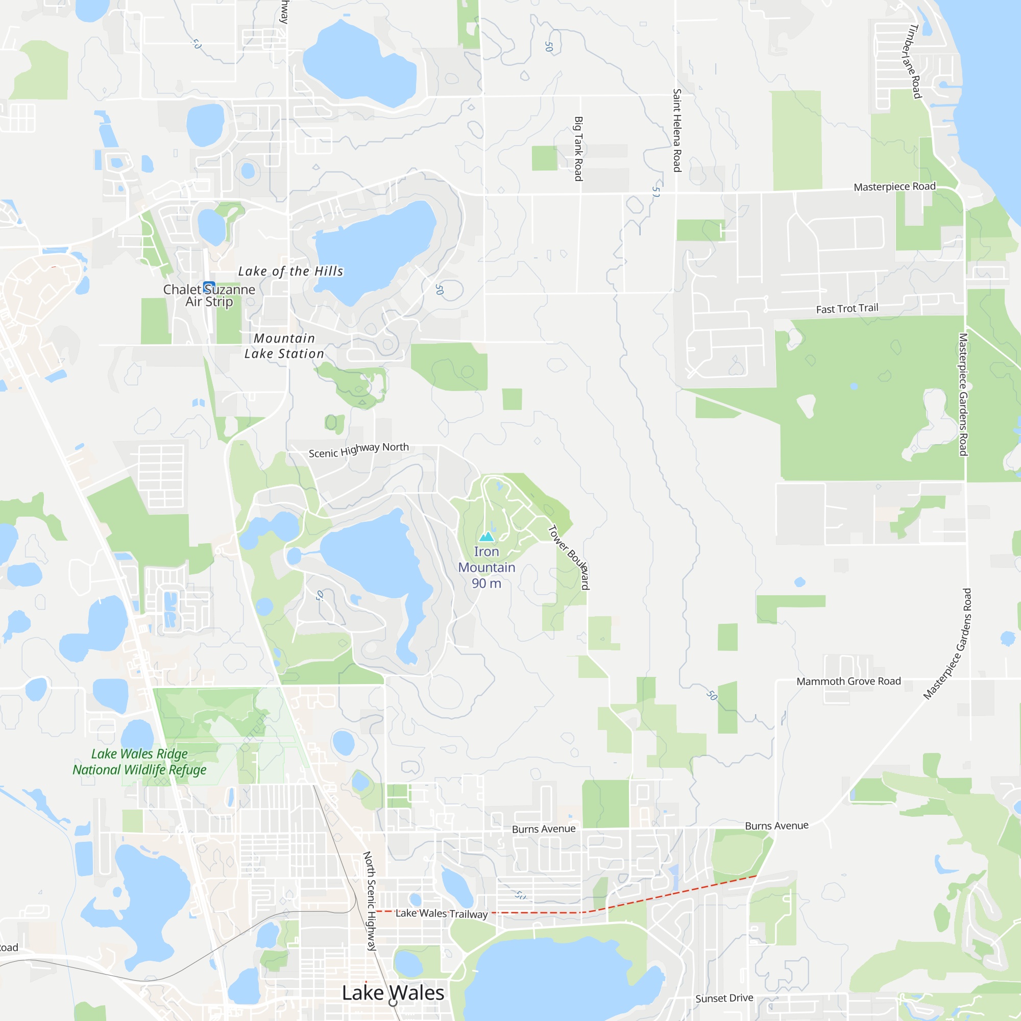 Visitor Center map