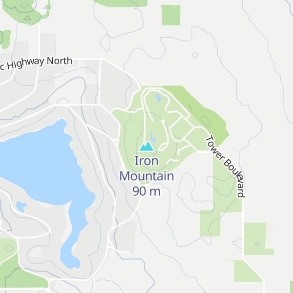 Map of Iron Mountain