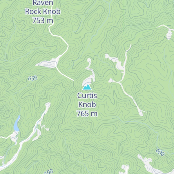 Map of Curtis Knob