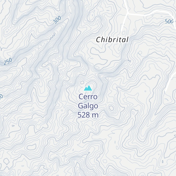 Map of Cerro Galgo