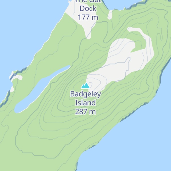 Map of Badgeley Island