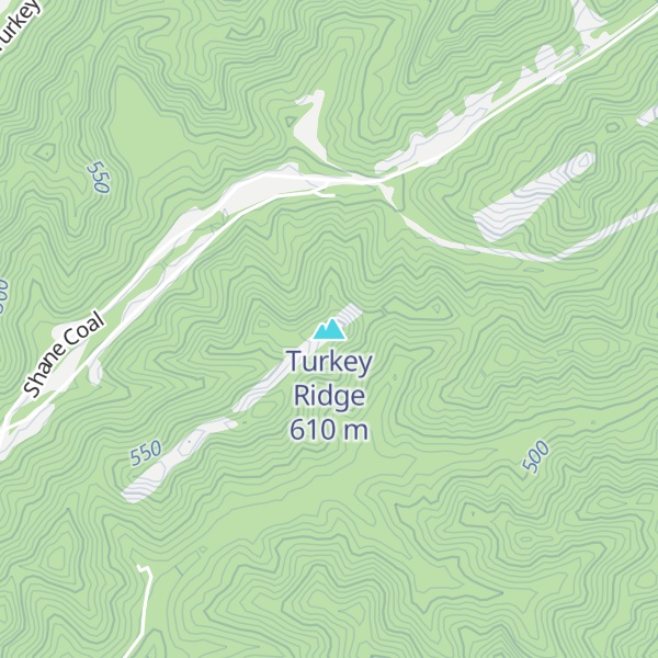 Map of Turkey Ridge