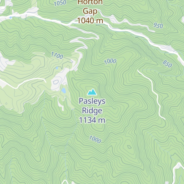 Map of Pasleys Ridge