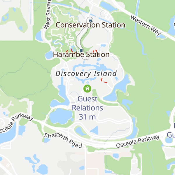 Map of Guest Services