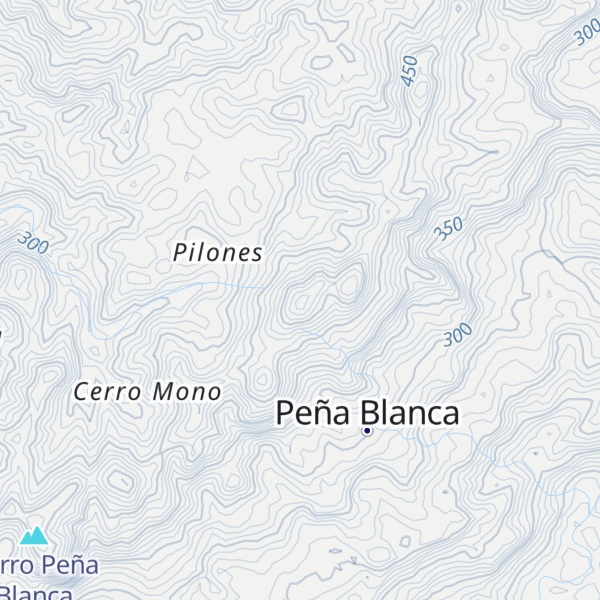Map of Cerro Mono
