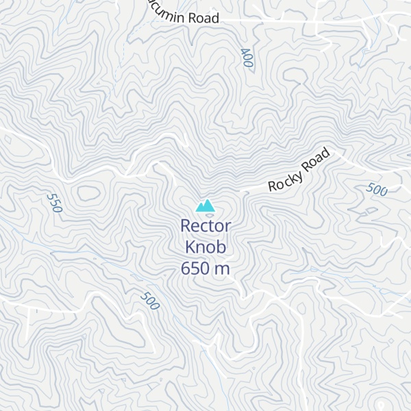 Map of Rector Knob