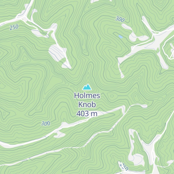 Map of Holmes Knob