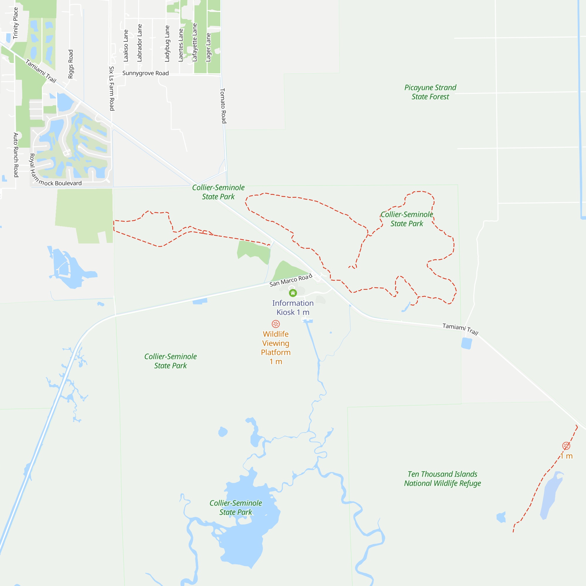 Information Kiosk map