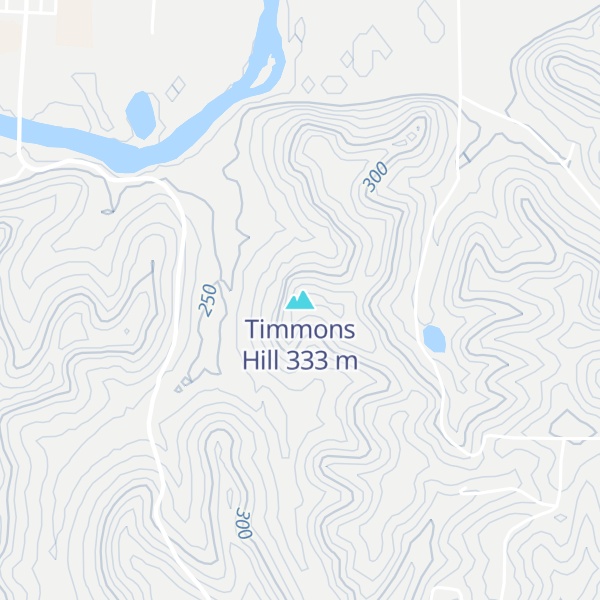 Map of Timmons Hill