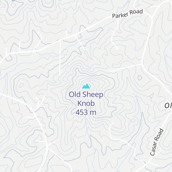 Map of Old Sheep Knob