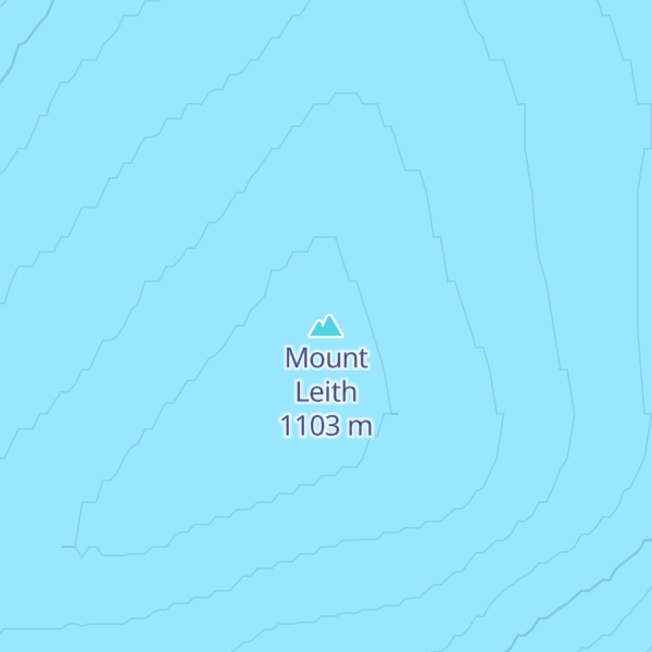 Map of Mount Leith