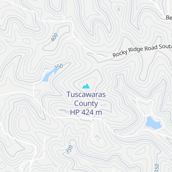 Map of Tuscawaras County HP