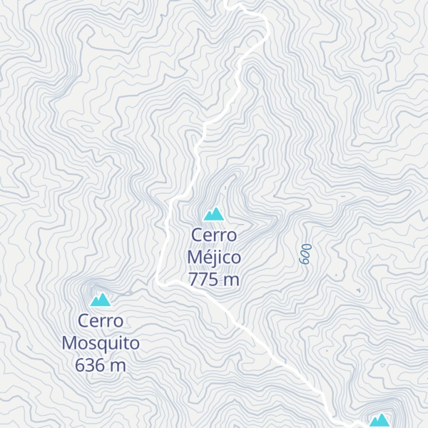 Map of Cerro Méjico