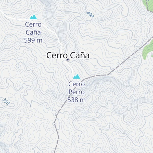 Map of Cerro Perro