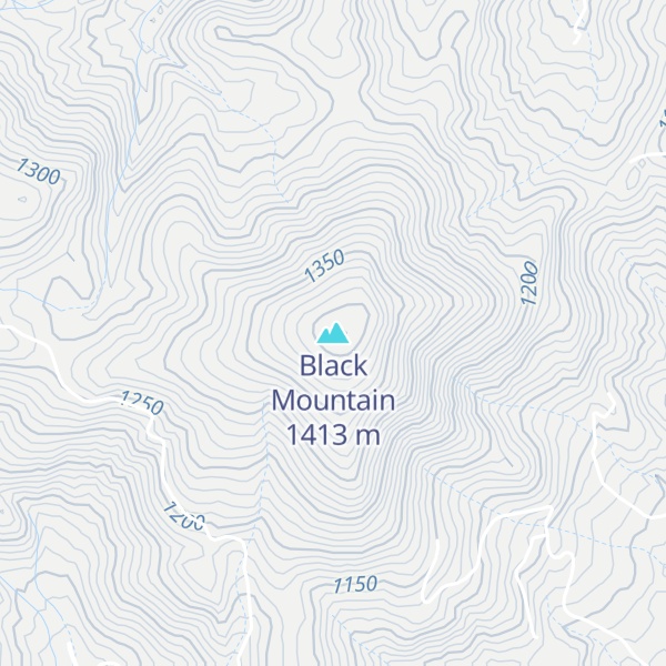 Map of Black Mountain