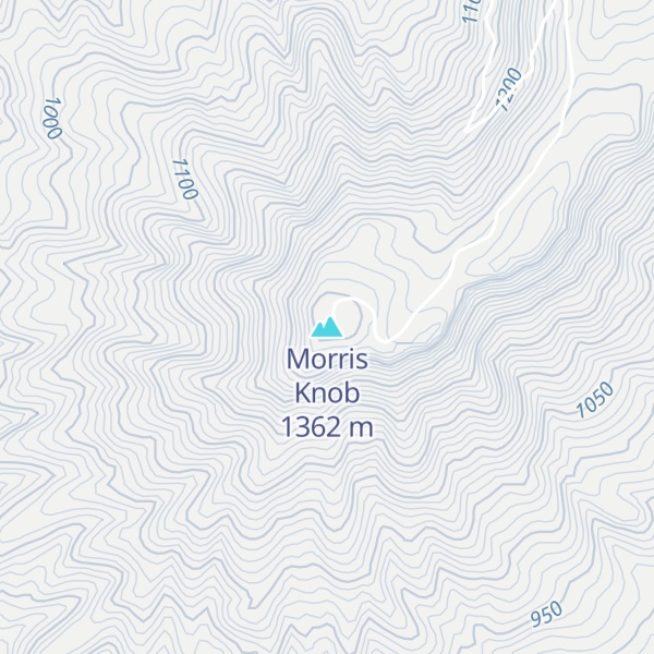 Map of Morris Knob