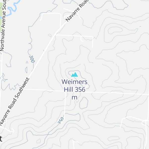 Map of Weimers Hill