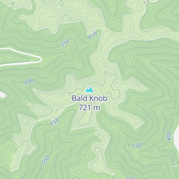 Map of Bald Knob