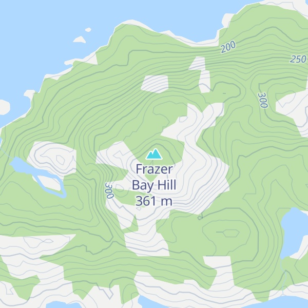 Map of Frazer Bay Hill
