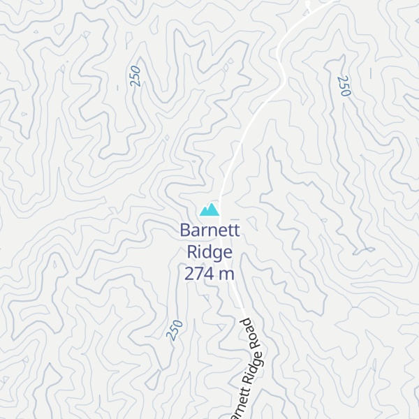 Map of Barnett Ridge