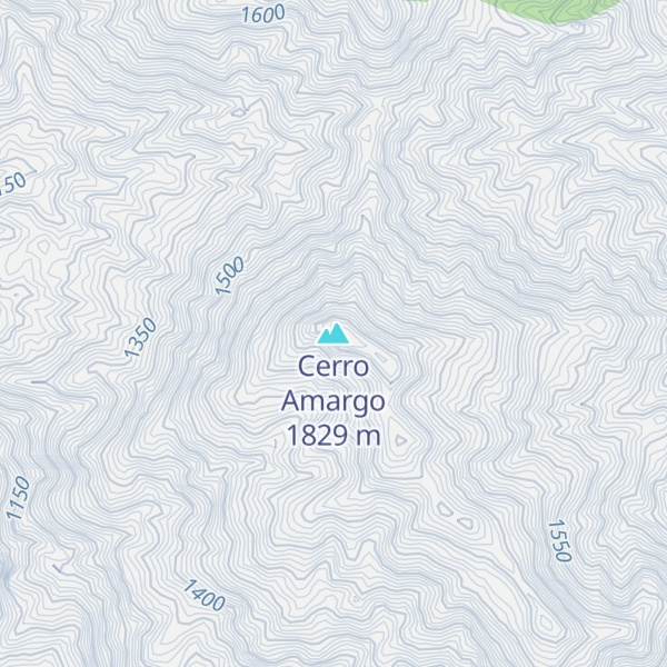 Map of Cerro Amargo