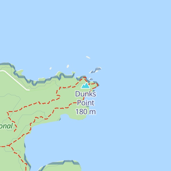 Map of Dunks Point