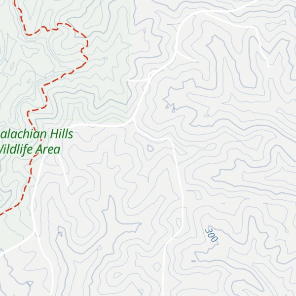 Map of Browns Knob