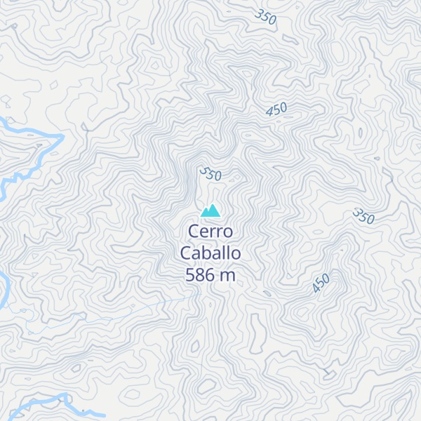 Map of Cerro Caballo