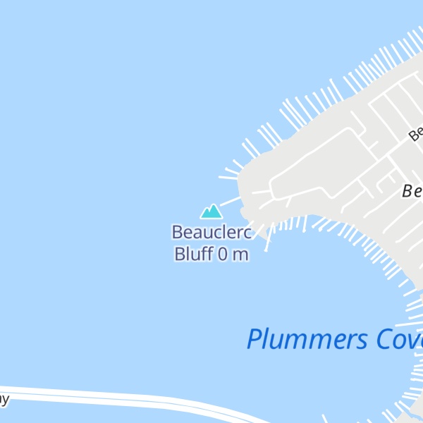 Map of Beauclerc Bluff