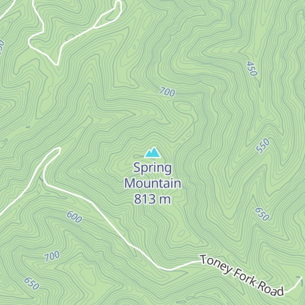 Map of Spring Mountain
