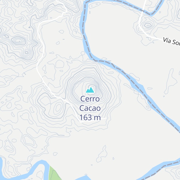 Map of Cerro Cacao